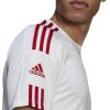 Intersport Adidas Squadra 21 camisetawhite/team power red Camisetas de fútbol