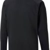 Intersport Puma teamLIGA HalfZip Sweatshirt Kids (451766) black Camisetas de fútbol