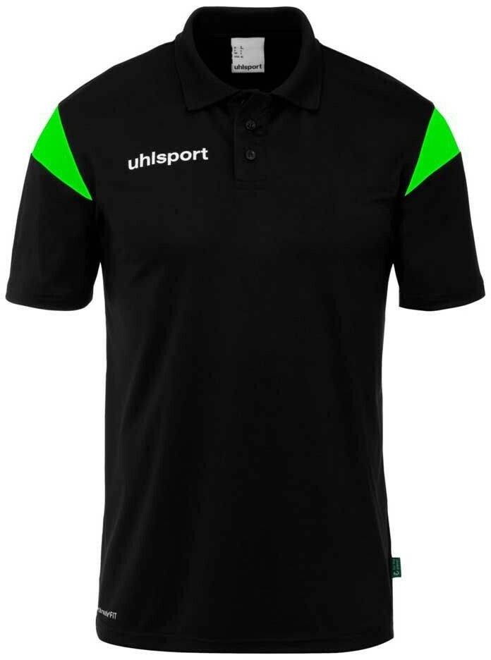 Intersport Uhlsport Squad 27 Short Sleeve Polo (1002259)(100225905) black Camisetas de fútbol