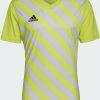 Camisetas de fútbol Intersport Adidas Entrada 22 Graphic Trikotsemi sol yellow/team light grey