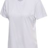 Camisetas de fútbol Intersport Hummel Hmlauthentic Pl Jersey S/S Women (219966)(219966-9001) beige/white