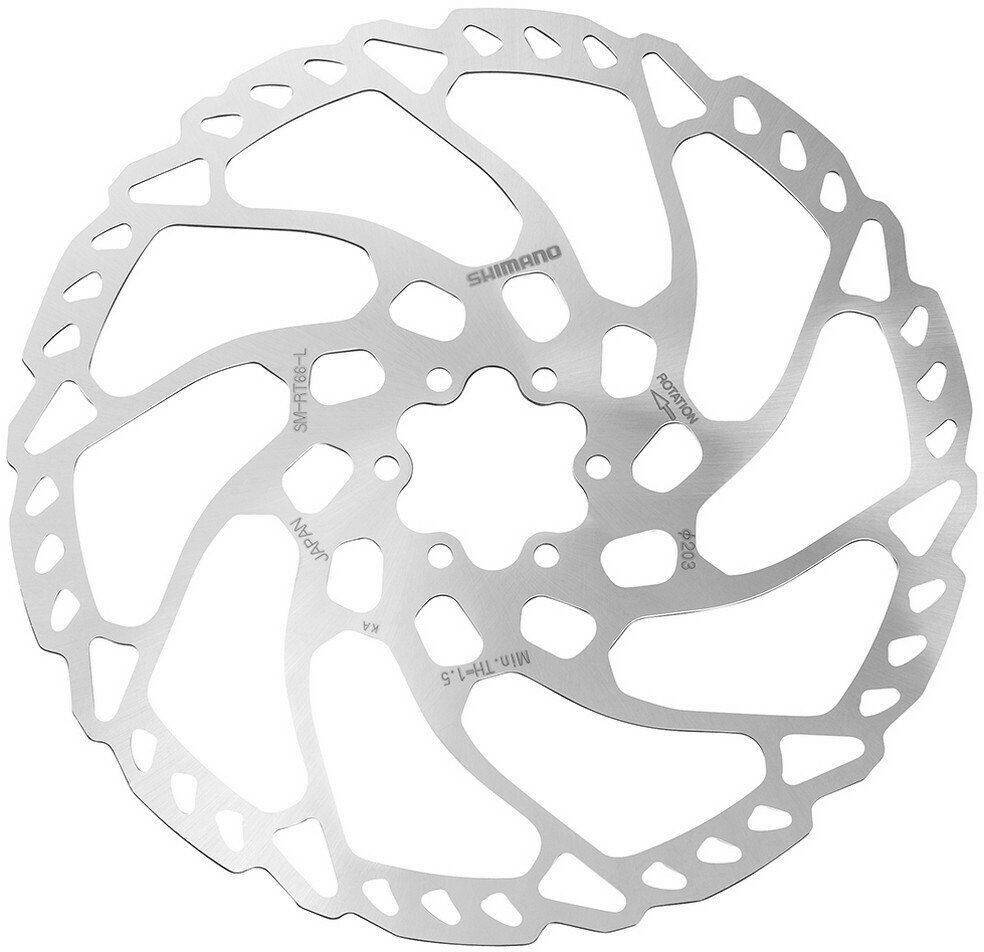 Accesorios para frenos de bicicleta Intersport Shimano Deore Sm-rt66 6b Brake Disc Grau 160 mm