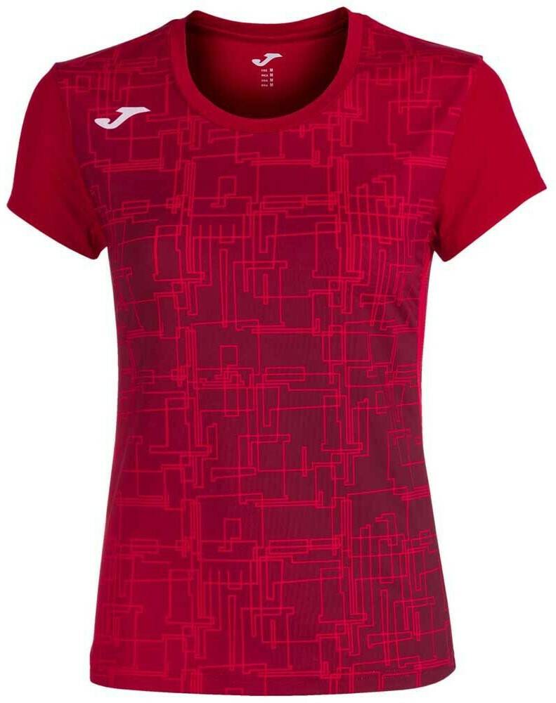 Intersport Joma Elite VIII Short Sleeve T-shirt Women (901255100)(901255600) red Camisetas de fútbol