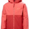 Intersport Helly Hansen Juniors' Traverse Ski Jacket (41752)poppy red Ropa de esquí