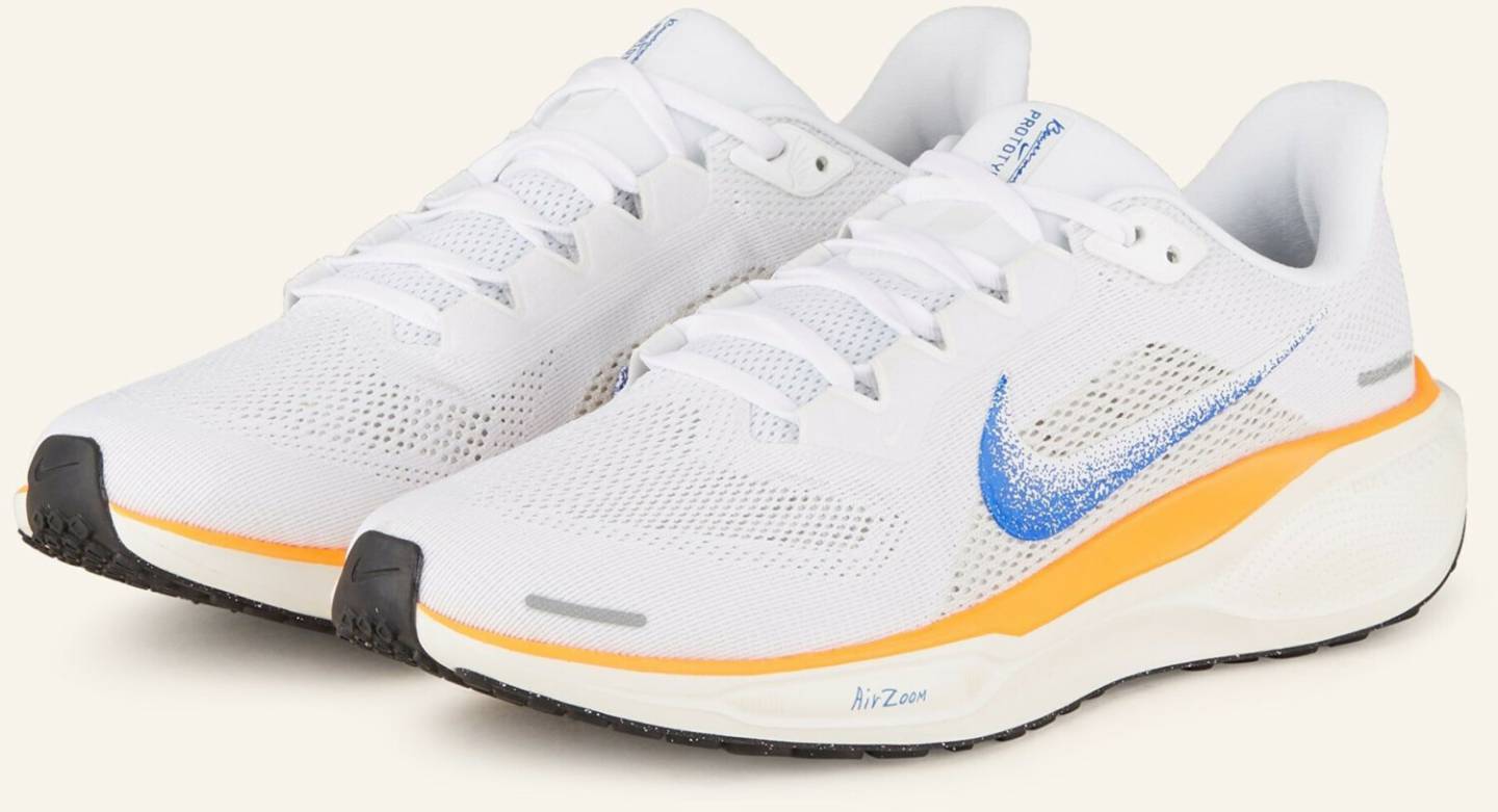 Zapatillas running Intersport Nike Running Shoes PEGASUS white blue neonorange