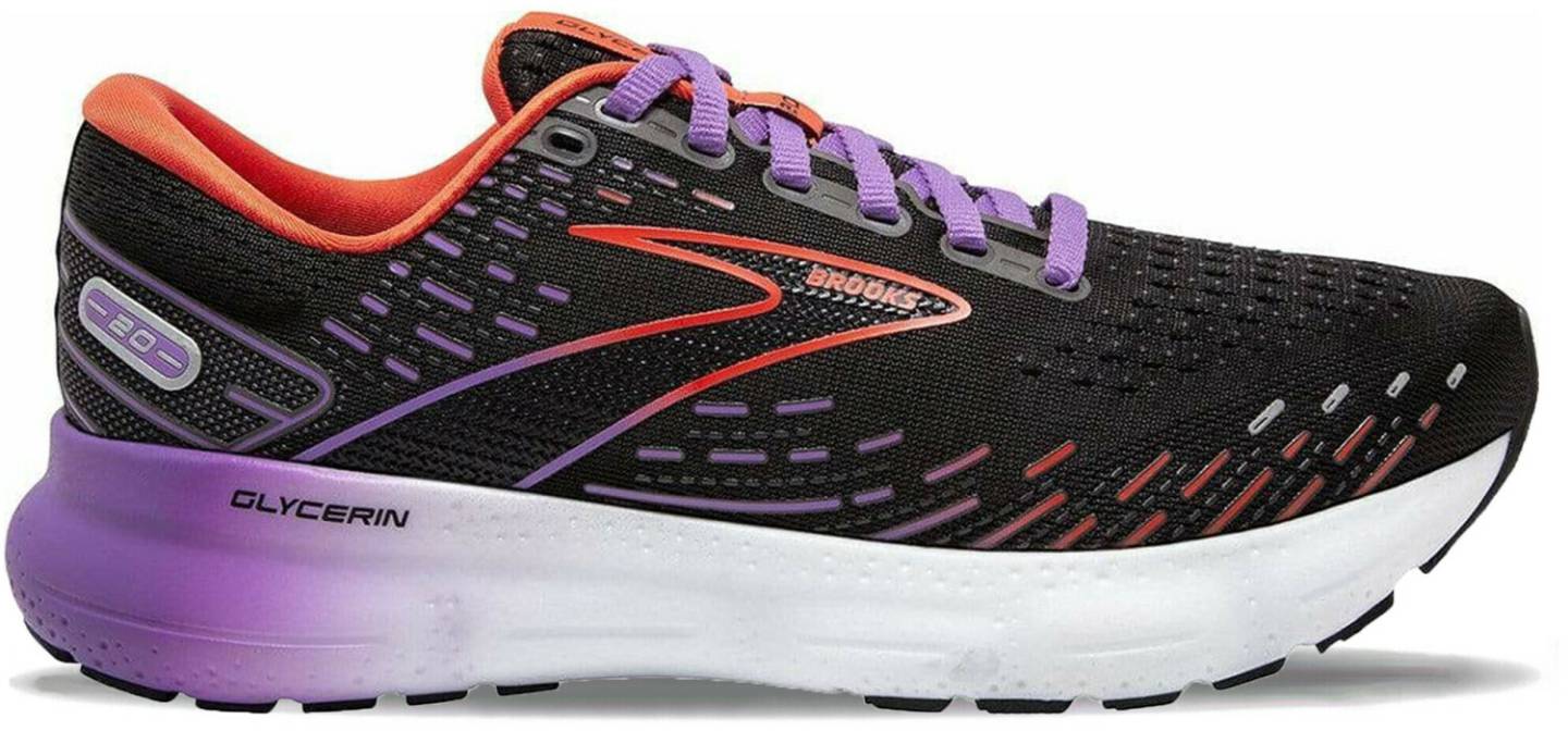 Zapatillas running Intersport Brooks Glycerin 20 Women(120369-1B-013) black/bellflower/fiesta negro