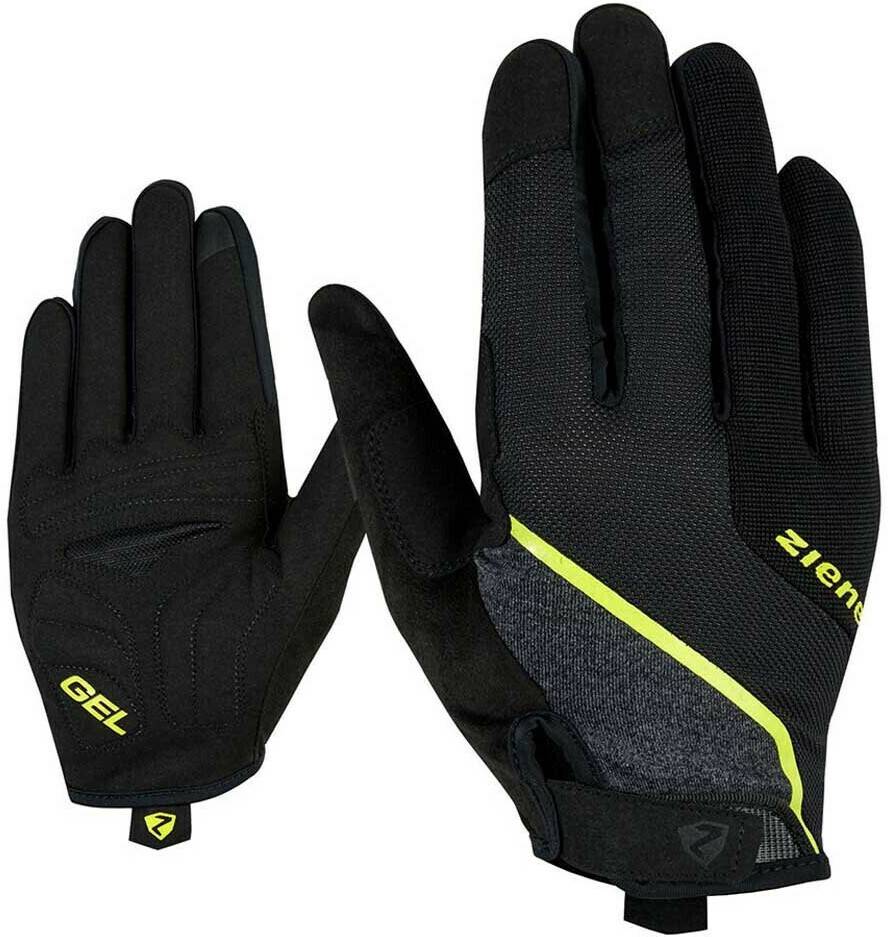 Intersport Ziener Clyotouch Long Gloves Men (988229-338-7,5) black Guantes de ciclismo