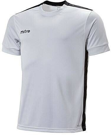 Camisetas de fútbol Intersport Mitre Charge SS Shirt Match Day (3951054)(3951184) white black