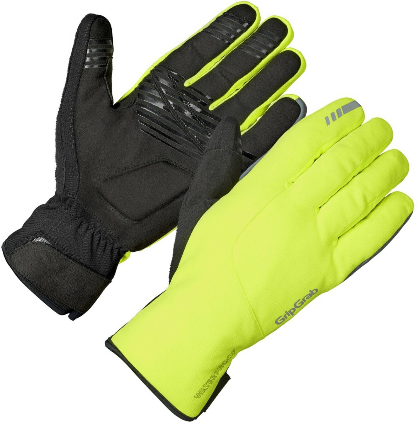 Guantes de ciclismo Intersport GripGrab Polaris 2 Waterproof Winter Glovesblack-yellow