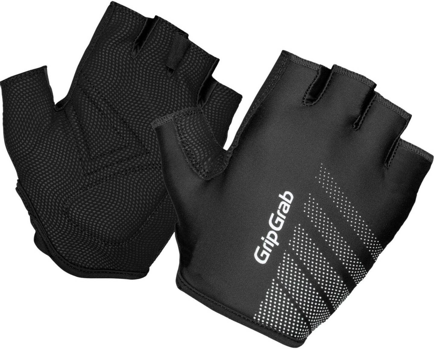 Guantes de ciclismo Intersport GripGrab Ride Lightweight Padded Short Finger Glovesblack