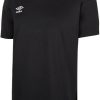 Camisetas de fútbol Intersport Umbro Legacy Jersey Short Schwarz F090