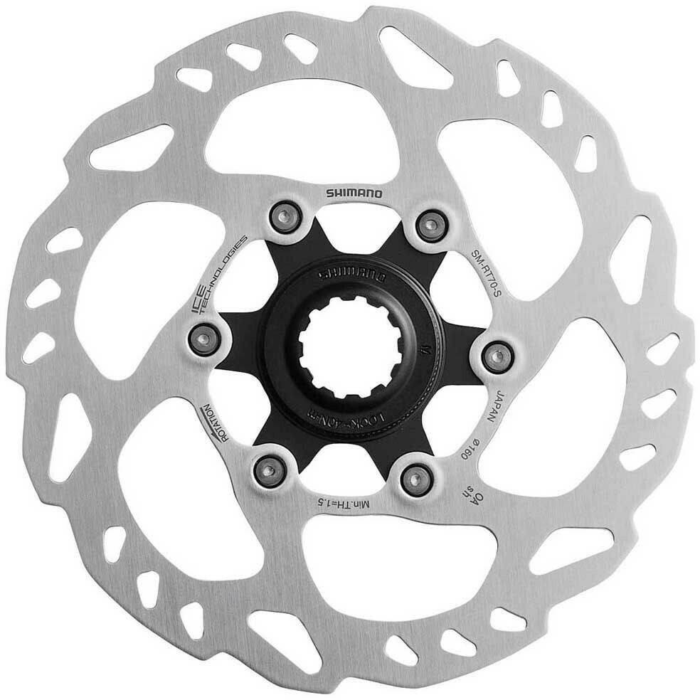 Intersport Shimano Sm-rt70 Cl Ice Tec I Magnet Brake Disc silver 160 mm Accesorios para frenos de bicicleta