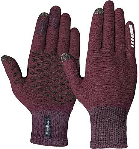 Intersport GripGrab Primavera 2 Merino glovesDark Red Guantes de ciclismo