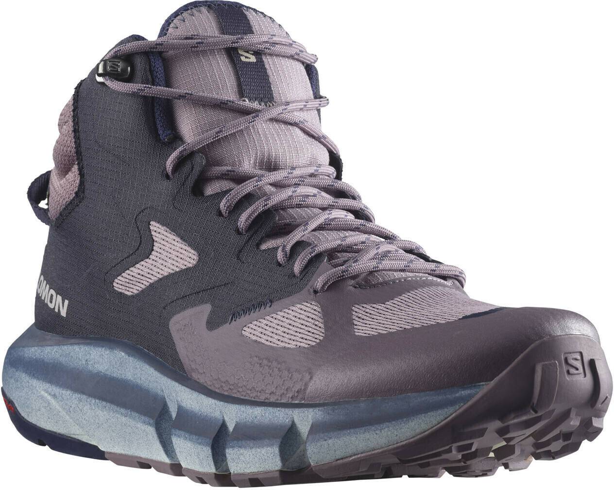 Calzado de montaña Intersport Salomon Predict Hike Mid GTX Womenquail/night sky/astral aura