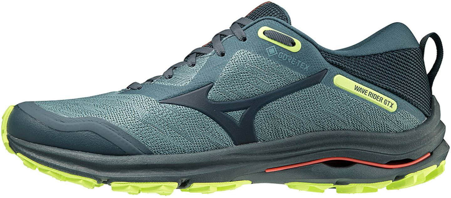 Zapatillas running Intersport Mizuno Wave Rider GTXorion blue/orion blue/neo lime verde