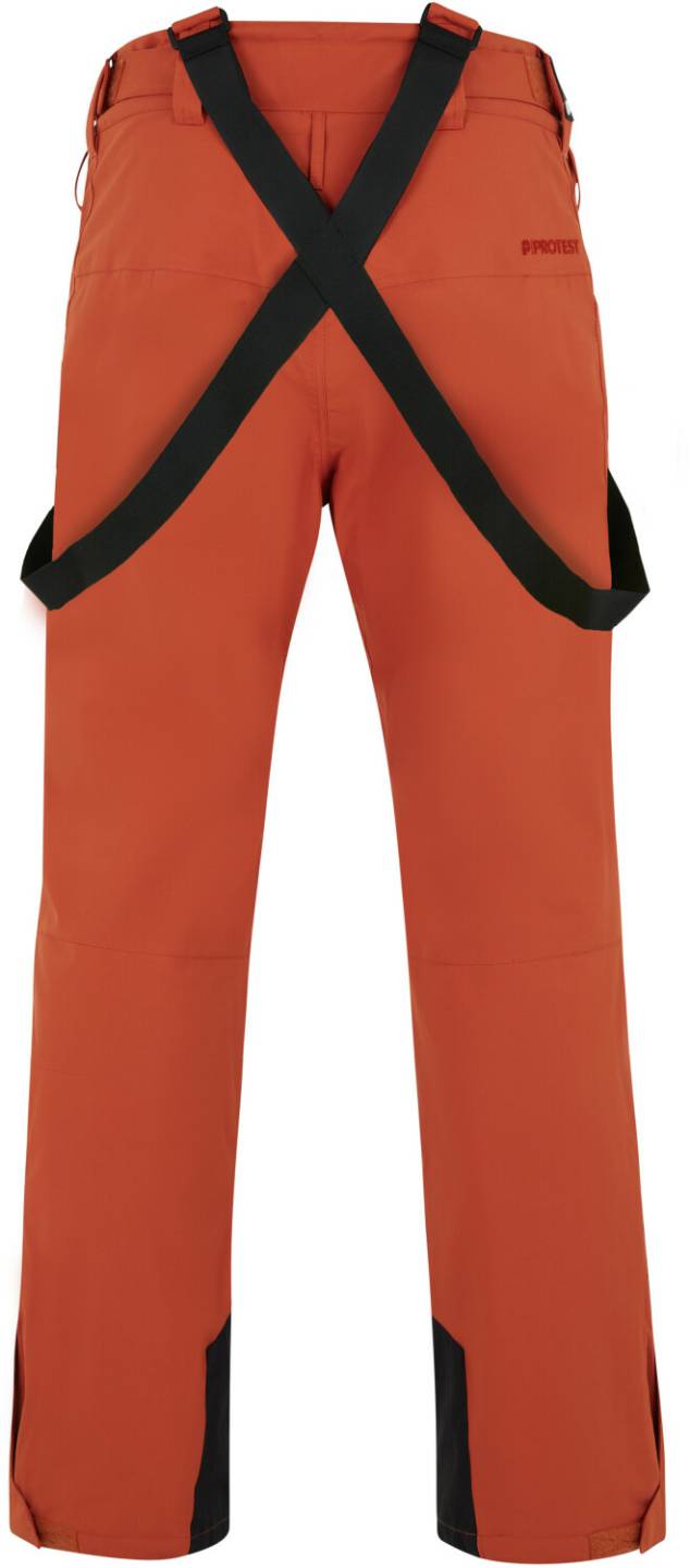 Intersport Protest Owens Ski Trousers with SuspendersPants Regular brick orange Ropa de esquí