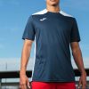 Camisetas de fútbol Intersport Joma Championship VI Shirt Youth (101822k)marine blue/white