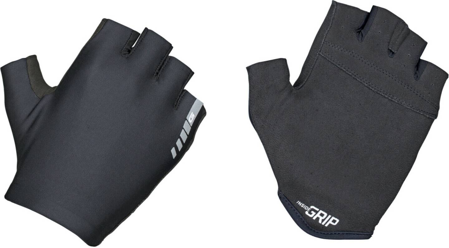 Guantes de ciclismo Intersport GripGrab Aerolite InsideGrip Short Finger Glovesblack