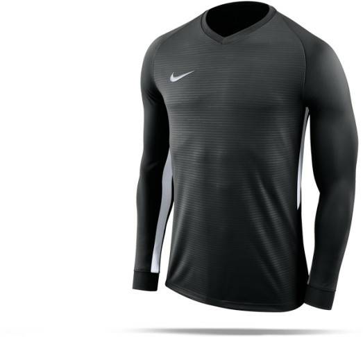 Camisetas de fútbol Intersport Nike Tiempo Premier Shirt long sleeve Youth (894113)(894113-010) black