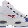 Intersport Reebok QUESTION MID Sneaker ftwr white classic cobalt clear Zapatillas de baloncesto