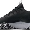 Zapatillas de baloncesto Intersport Under Armour UA Basketball Shoes black jet gray white