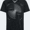 Intersport Adidas Football-Inspired Predator Shirt Youth (HR6396) black/grey four/white Camisetas de fútbol