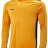 Intersport Mitre Charge LS Shirt Match Day Youth (3943110)amber/black Camisetas de fútbol