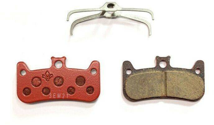 Accesorios para frenos de bicicleta Intersport Formula Long Life Cura 4 Organic Disc Brake Pads silver