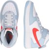 Intersport Nike Air Force 1 Mid EasyOn Kidslight armoury blue/white/bright crimson Zapatillas de baloncesto