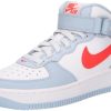 Intersport Nike Air Force 1 Mid EasyOn Kidslight armoury blue/white/bright crimson Zapatillas de baloncesto