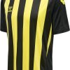 Camisetas de fútbol Intersport Hummel Core Xk Striped Jersey Kids S/S (212642)black 5138