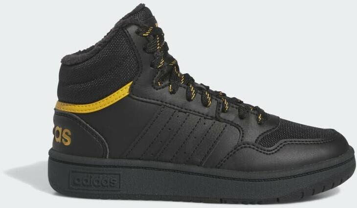 Intersport Adidas Hoops Mid 3.0 Kidscore black/core black/preloved yellow Zapatillas de baloncesto