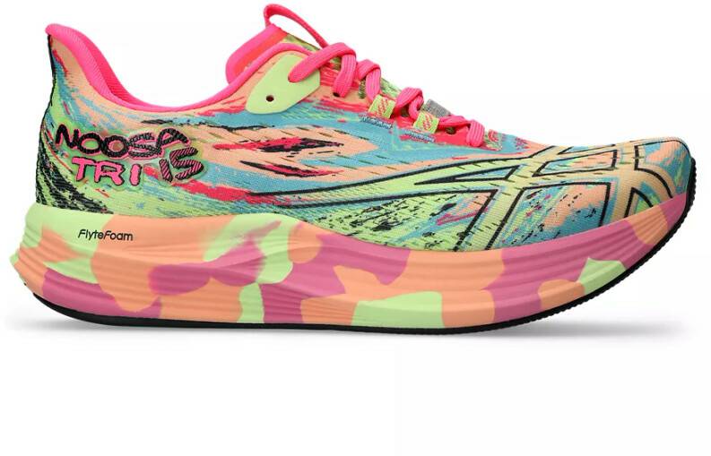 Zapatillas running Intersport Asics Noosa Tri 15 Women (1012B429)summer dune/lime green multicolor