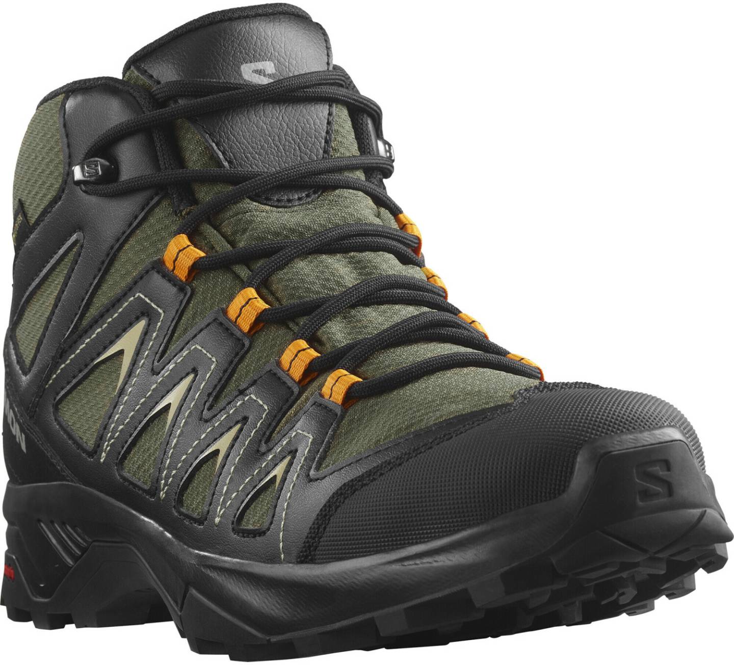 Intersport Salomon X Braze Mid Gore-Texolive night/black/grey green verde Calzado de montaña