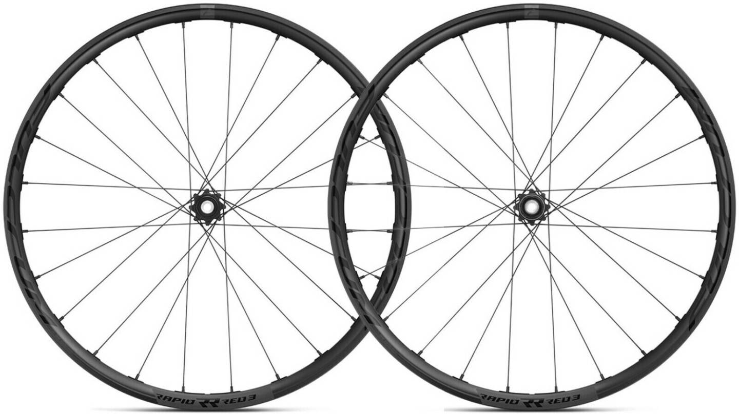 Ruedas de bicicleta Intersport Fulcrum Rapid Red 3 DB Gravel Set 27.5" 12x100/12x142mm XDR 11/12-fach Disc CL Clincher TLR black