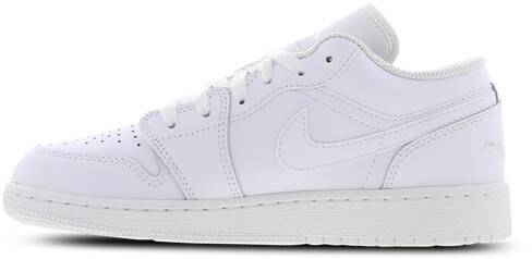 Intersport Nike Air Jordan 1 Low Kids (553560)white/white Zapatillas de baloncesto