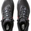 Calzado de montaña Intersport The North Face Cragstone Waterproof Mid Hiking Boot TNF black/vanadis grey