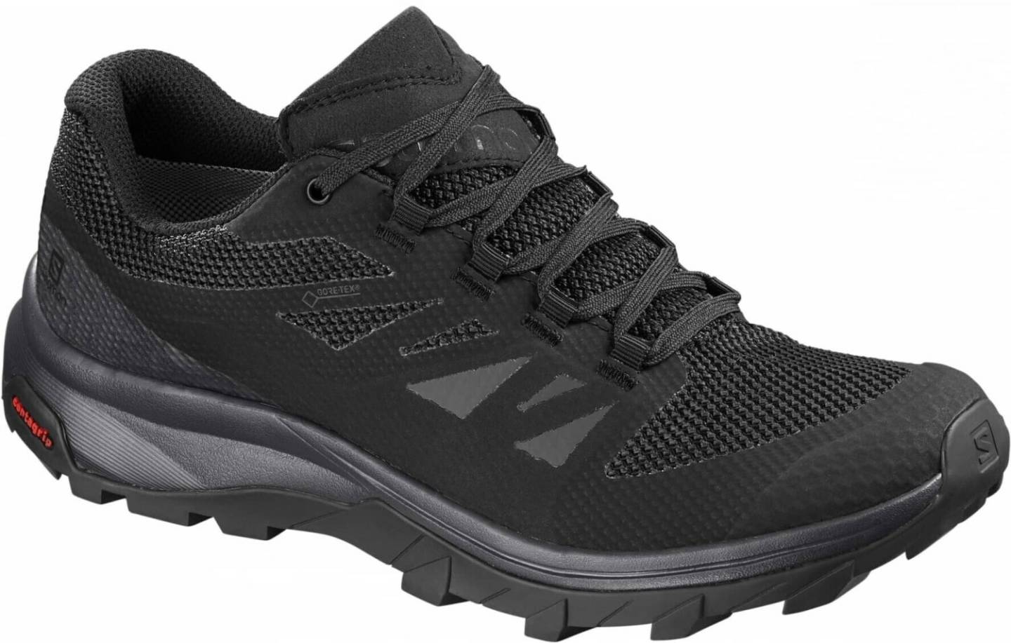 Intersport Salomon OUTline Low GTX Wphantom/black/magnet negro Calzado de montaña