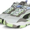 Zapatillas de baloncesto Intersport Puma Playmaker Pro platinum gray-fizzy lime