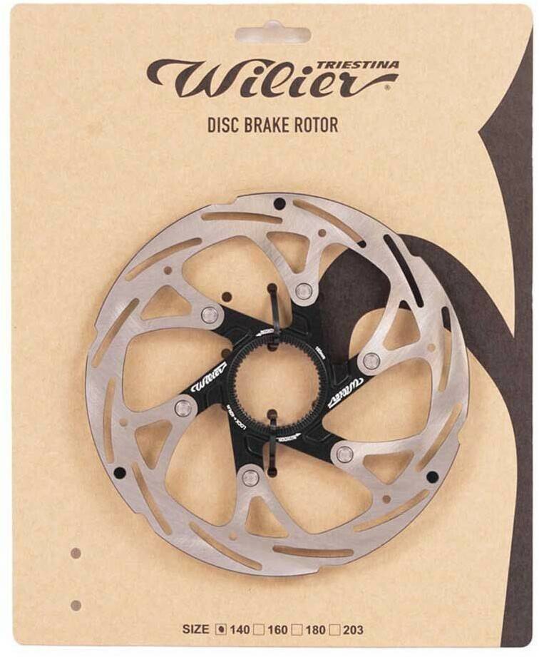 Intersport Wilier Center Lock Light Brake Disc Golden 160 mm Accesorios para frenos de bicicleta