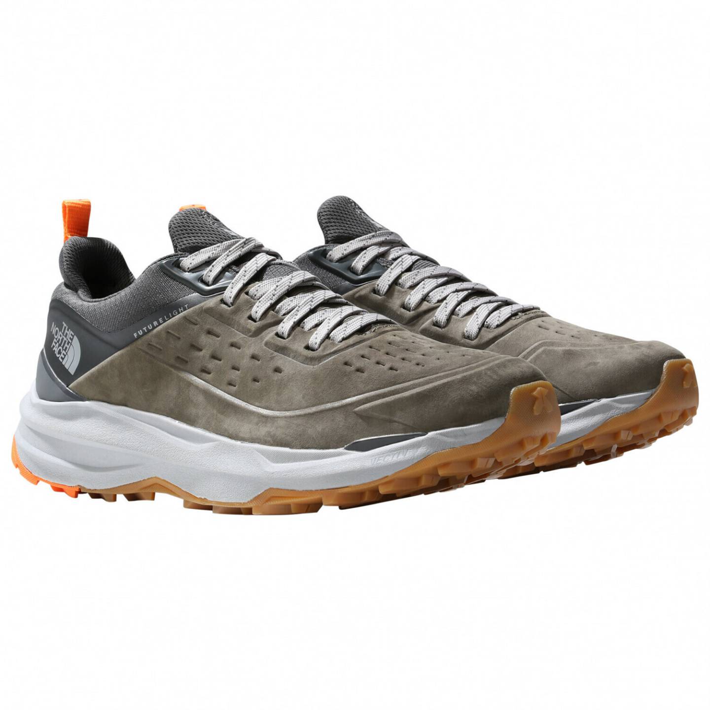 Intersport The North Face Vectiv Exploris II Leather Hiking Shoesnew taupe green/asphalt grey Calzado de montaña