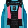 Intersport CMP Girls Snaps Hooded Jacket (30W0225)(30W0225-L611) turquise Ropa de esquí