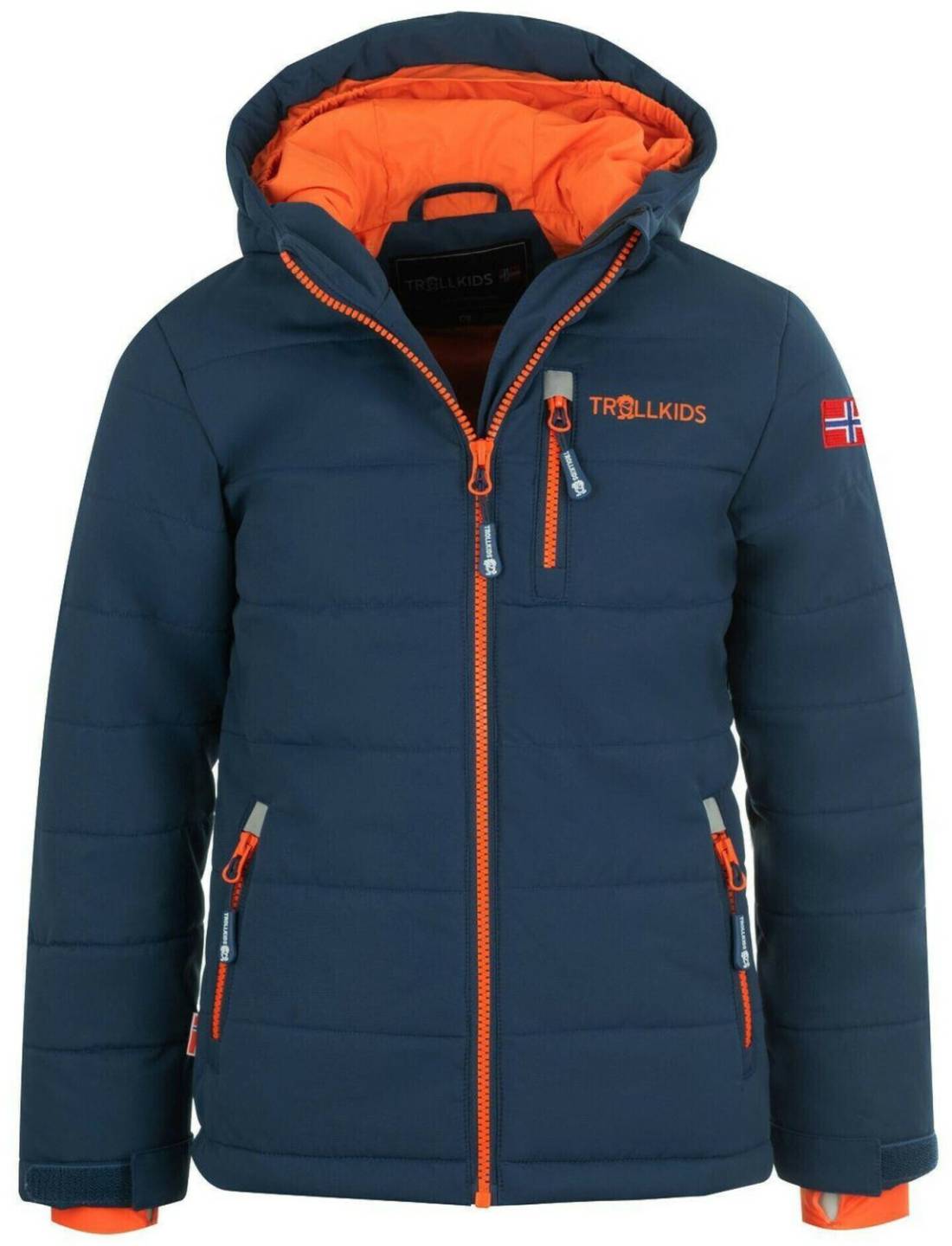 Intersport Trollkids Kids Hemsedal Snow Jacketmystic blue/orange Ropa de esquí