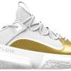 Intersport Under Armour Flow FUTR X 3 Basketball Shoes 103 white metallic gold Zapatillas de baloncesto