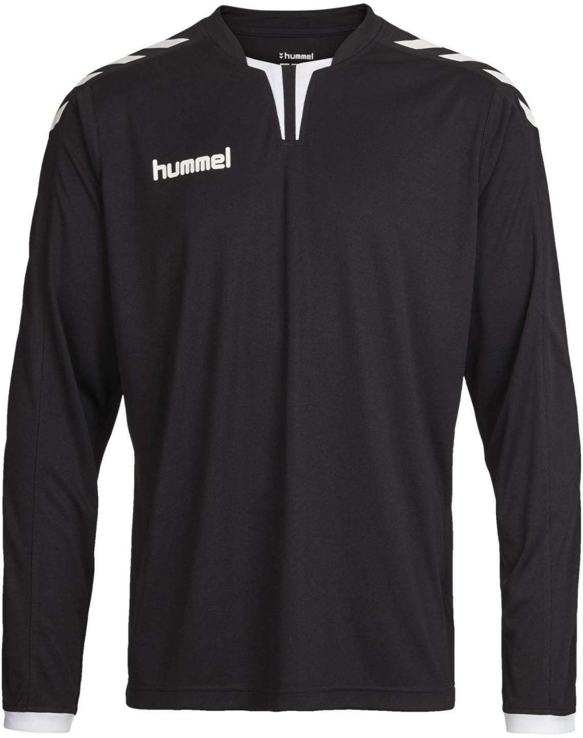 Camisetas de fútbol Intersport Hummel Core Ls Poly Jersey Youth (04615)black (04615-2005)