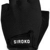 Intersport Siroko Aero Short Gloves Women (SRKACCGLOVESC1P01AEROPINK-2XS)(SRKACCGLOVESC1P05AEROBLACK-2XS) black Guantes de ciclismo