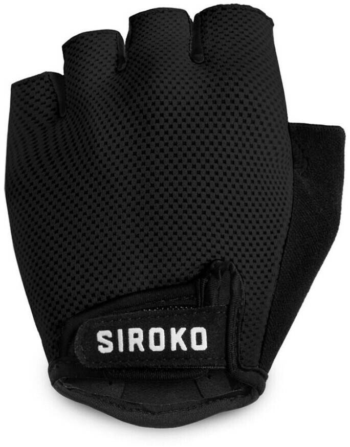 Intersport Siroko Aero Short Gloves Women (SRKACCGLOVESC1P01AEROPINK-2XS)(SRKACCGLOVESC1P05AEROBLACK-2XS) black Guantes de ciclismo