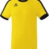 Camisetas de fútbol Intersport Erima Retro Star JerseyGelb Schwarz