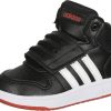 Intersport Adidas Hoops 2.0 Mid Core Black/Cloud White/Vivid Red Kids Zapatillas de baloncesto