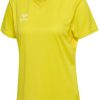 Intersport Hummel Hmlauthentic Pl Jersey S/S Women (219966)(219966-5269) yellow Camisetas de fútbol